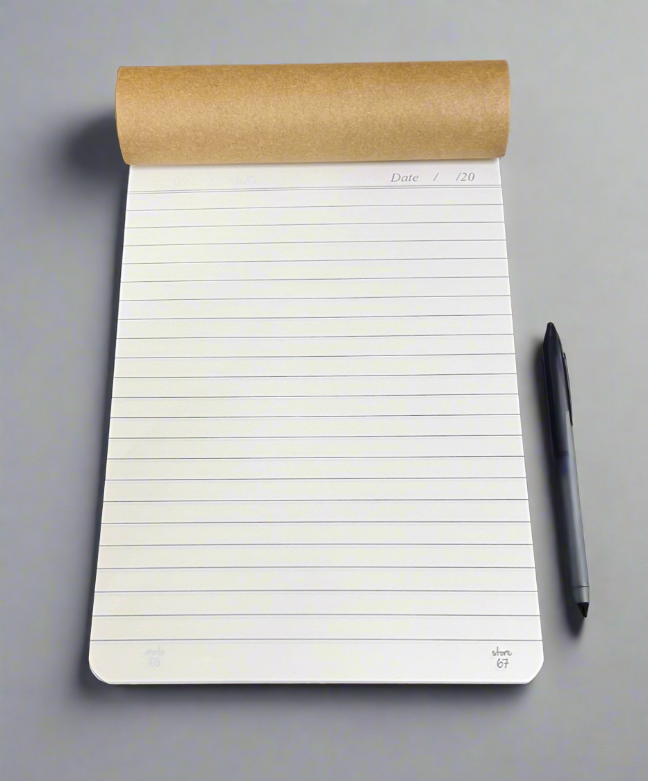 Kraft Notepad - Ruled