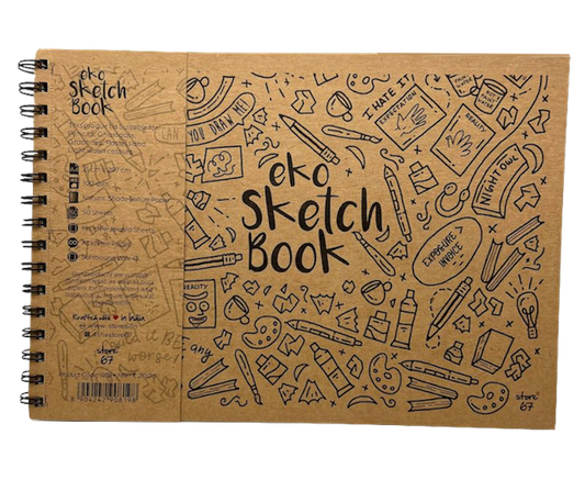 Eco Kraft Sketch Book - A4 size