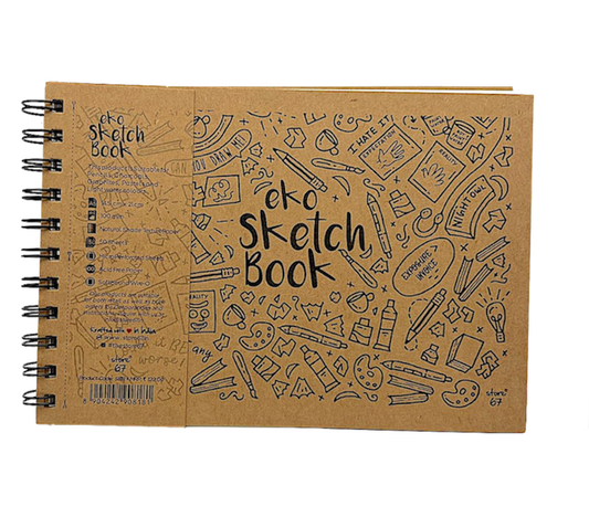 Eco Kraft Sketch Book - A5 size