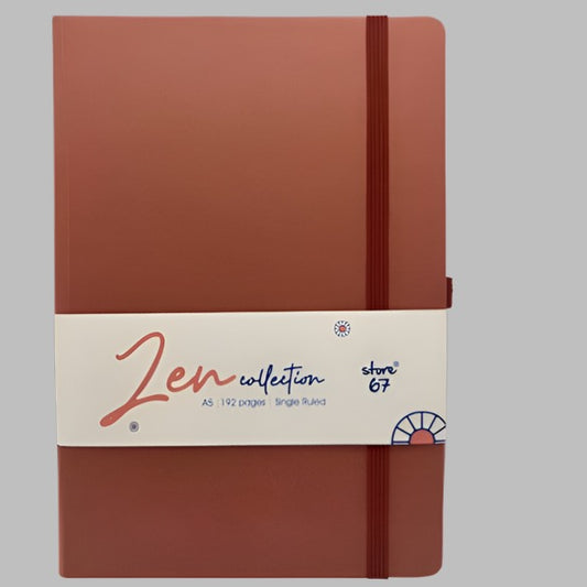 Zen Collection - Rustic Orange Notebook