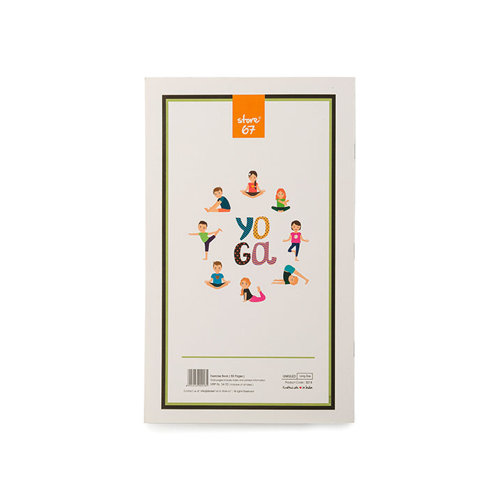 Long Size Unruled 80 pages Notebook