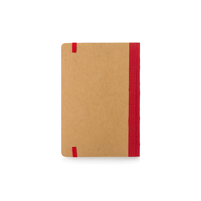 Eco Creative - Kraft with Red Linen Spine notebook