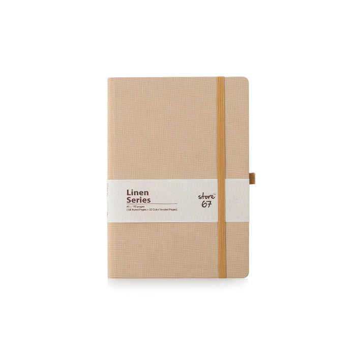 Linen Series - Beige Notebook