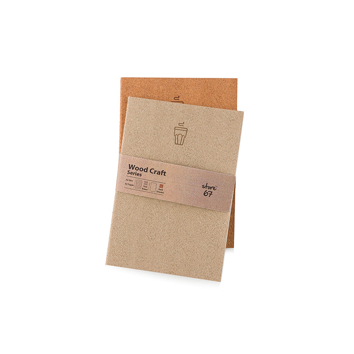 Wood Craft Slim Notebook
