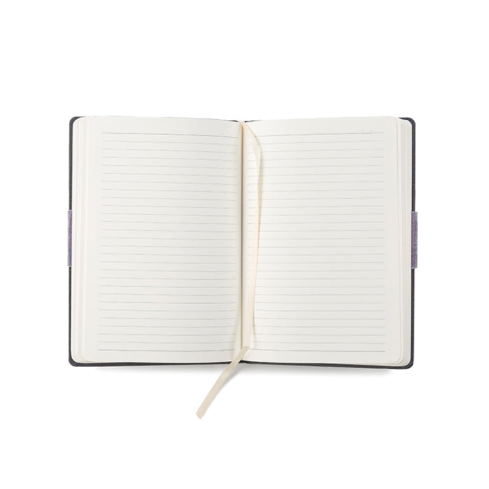 Paper Fibre Series Note Book Black Elastic Strip