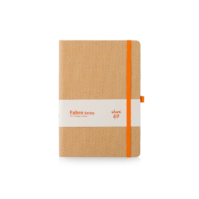 Fabro Notebook with Orange elastic