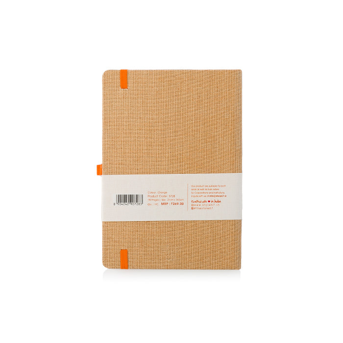 Fabro Notebook with Orange elastic