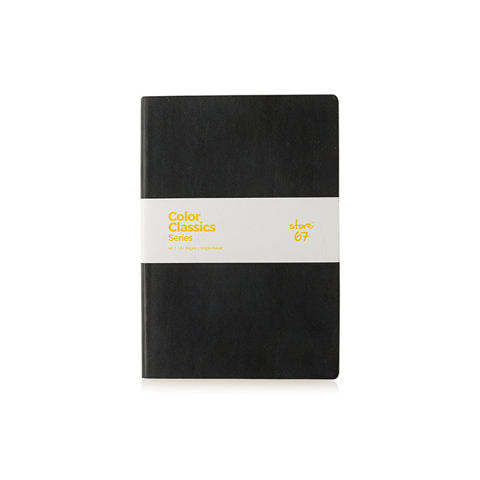 Color Classic - Black with Yellow colour edge Notebook