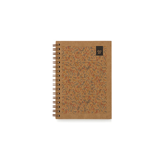 Kraft - Dotted Wiro Note Book
