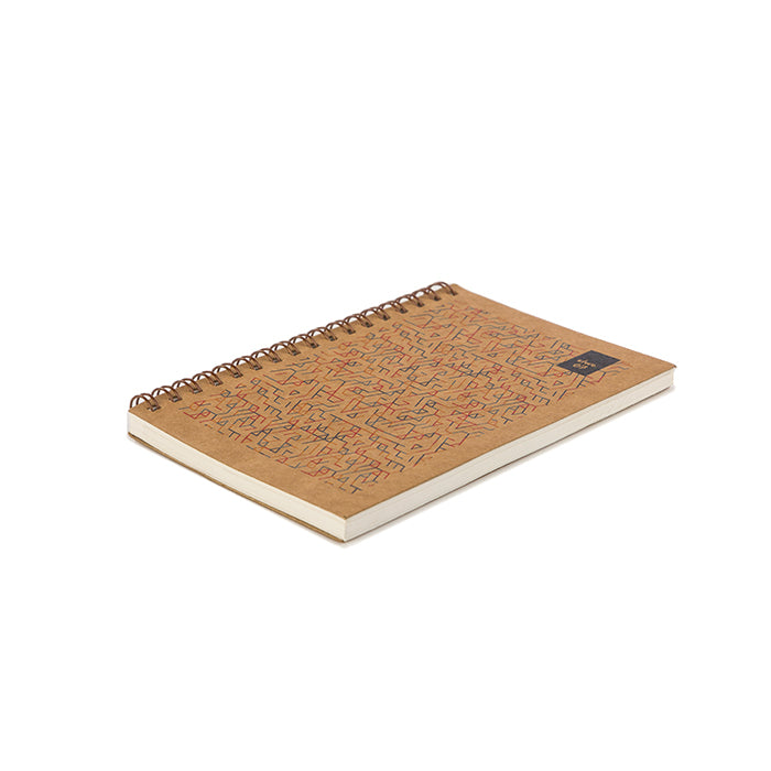 Kraft - Dotted Wiro Note Book