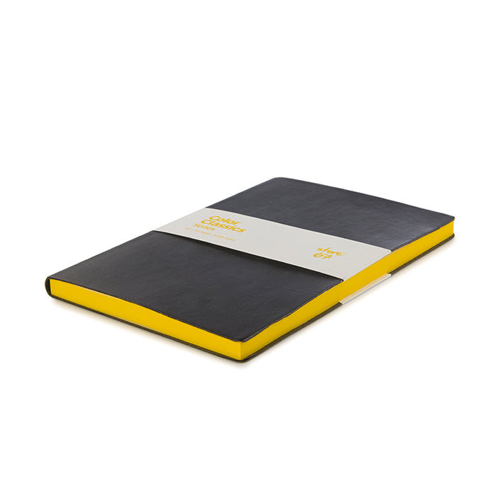 Color Classic - Black with Yellow colour edge Notebook