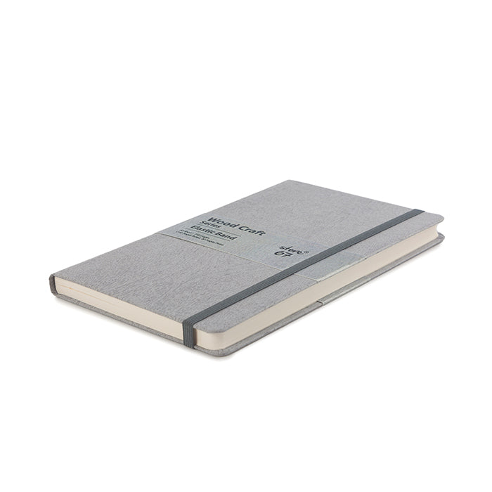 Wood Craft with Elastic Band - Ash Notebook