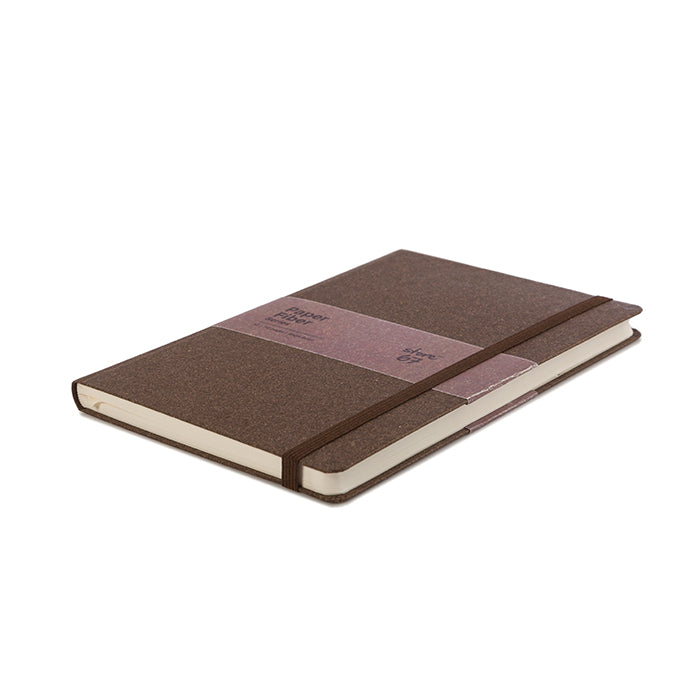 Paper Fibre Series Single Ruled Noted Book Brown Cover