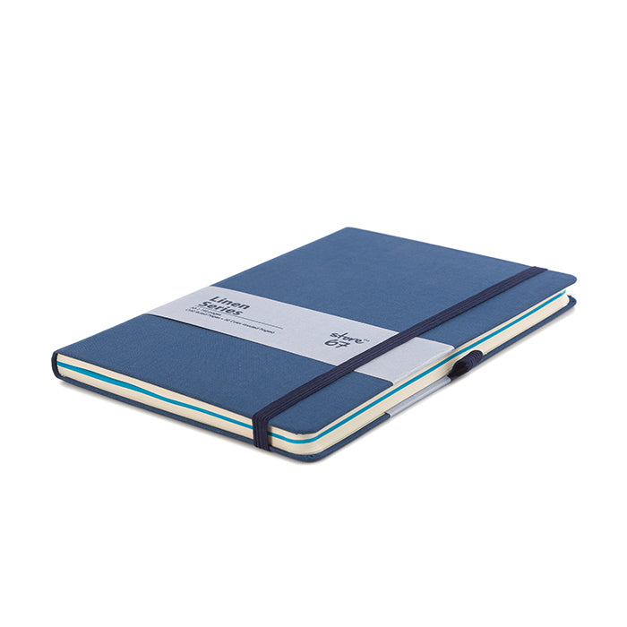 Linen - Blue notebook