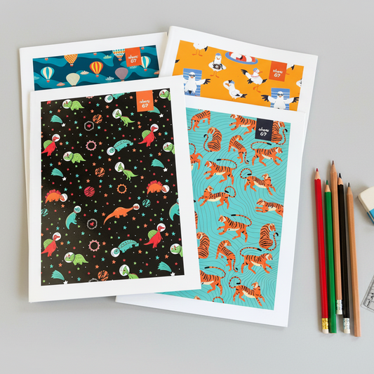 King Size Double Rule Notebook