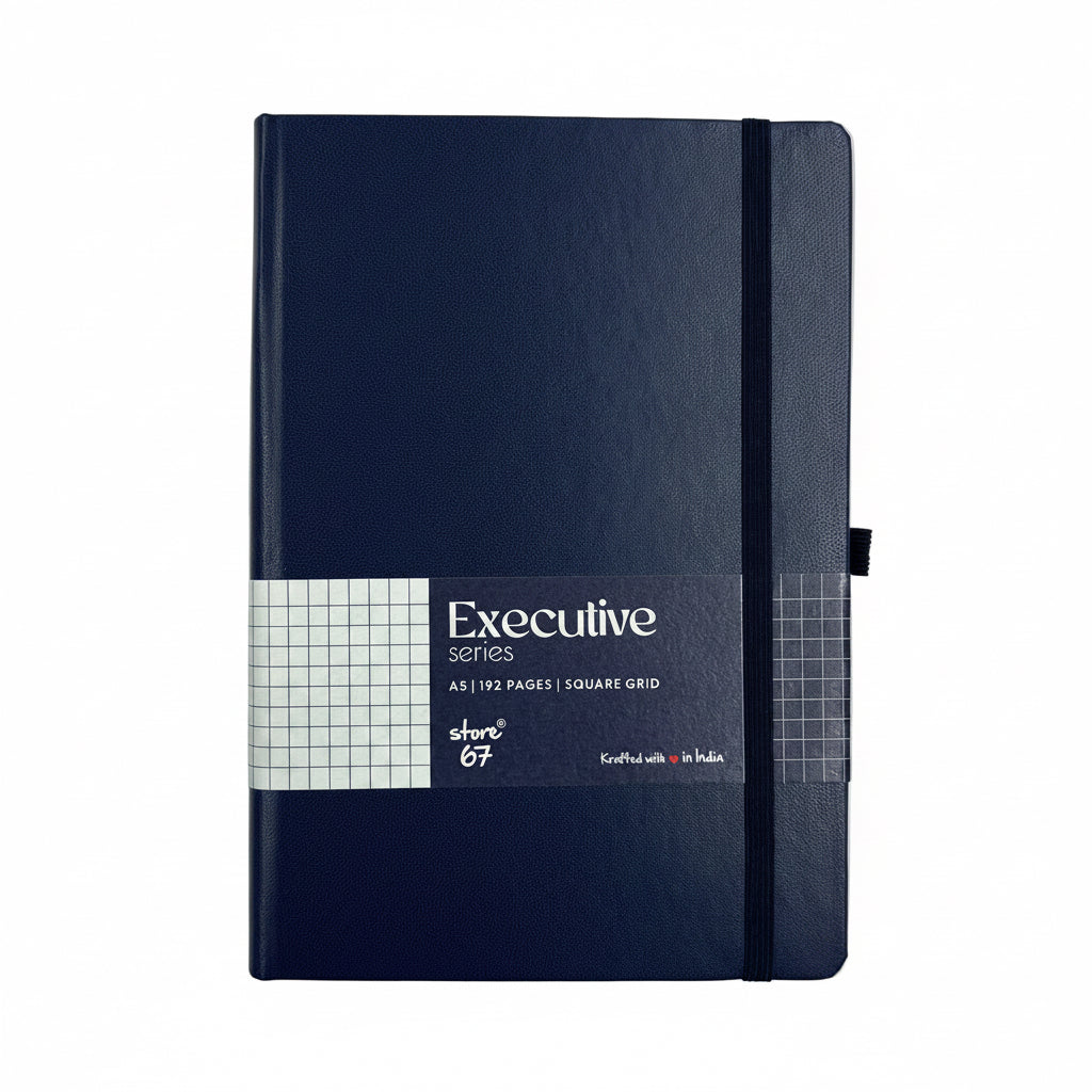 Executive series - Blue Square ruled