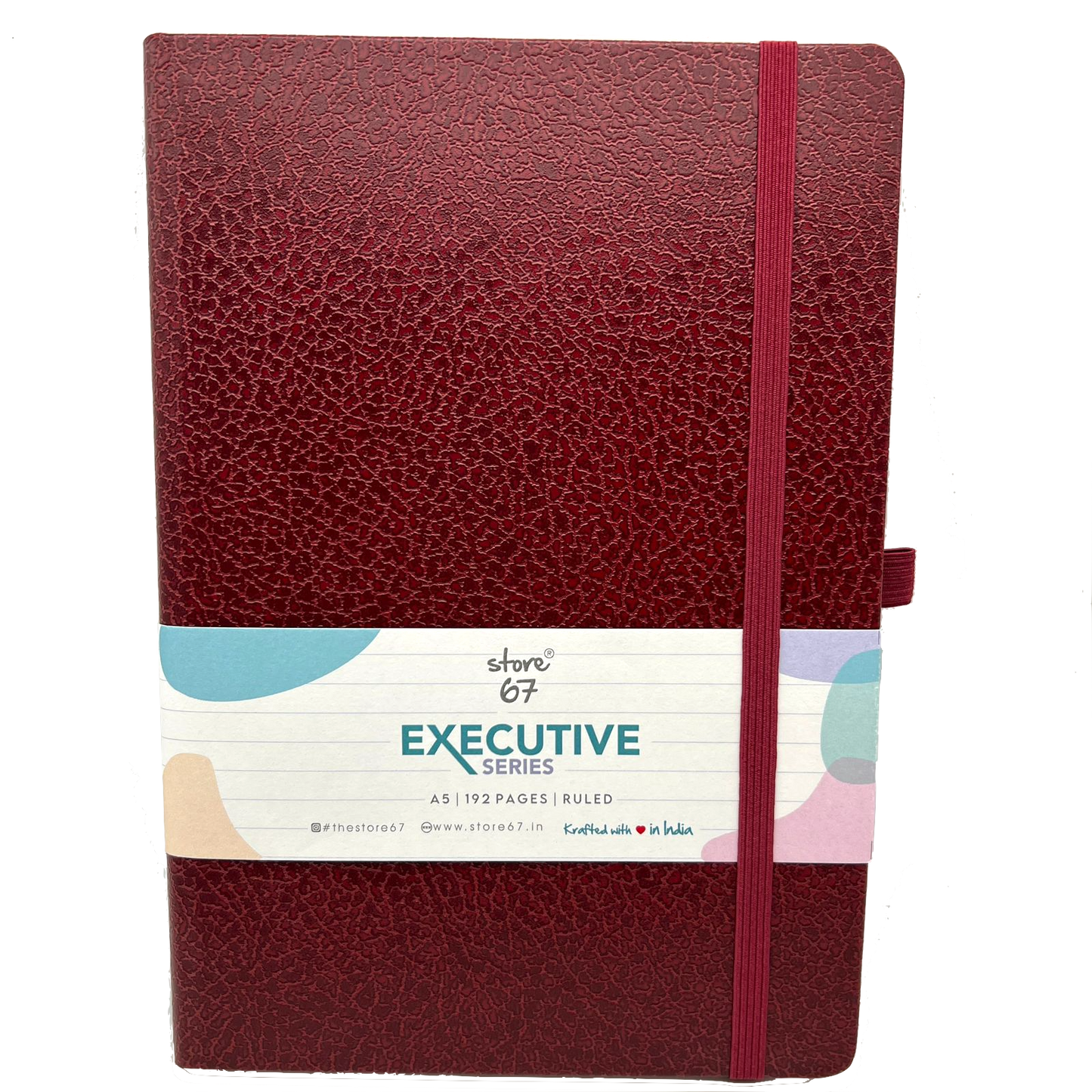 Executive series - Red single ruled