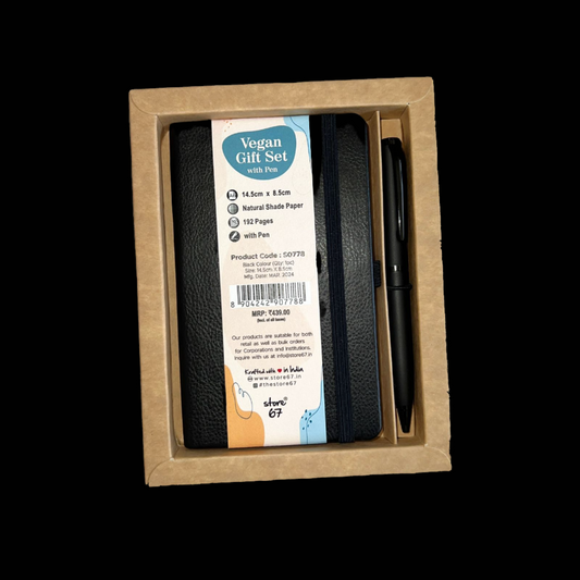 Vegan gift set - Black - A6 size