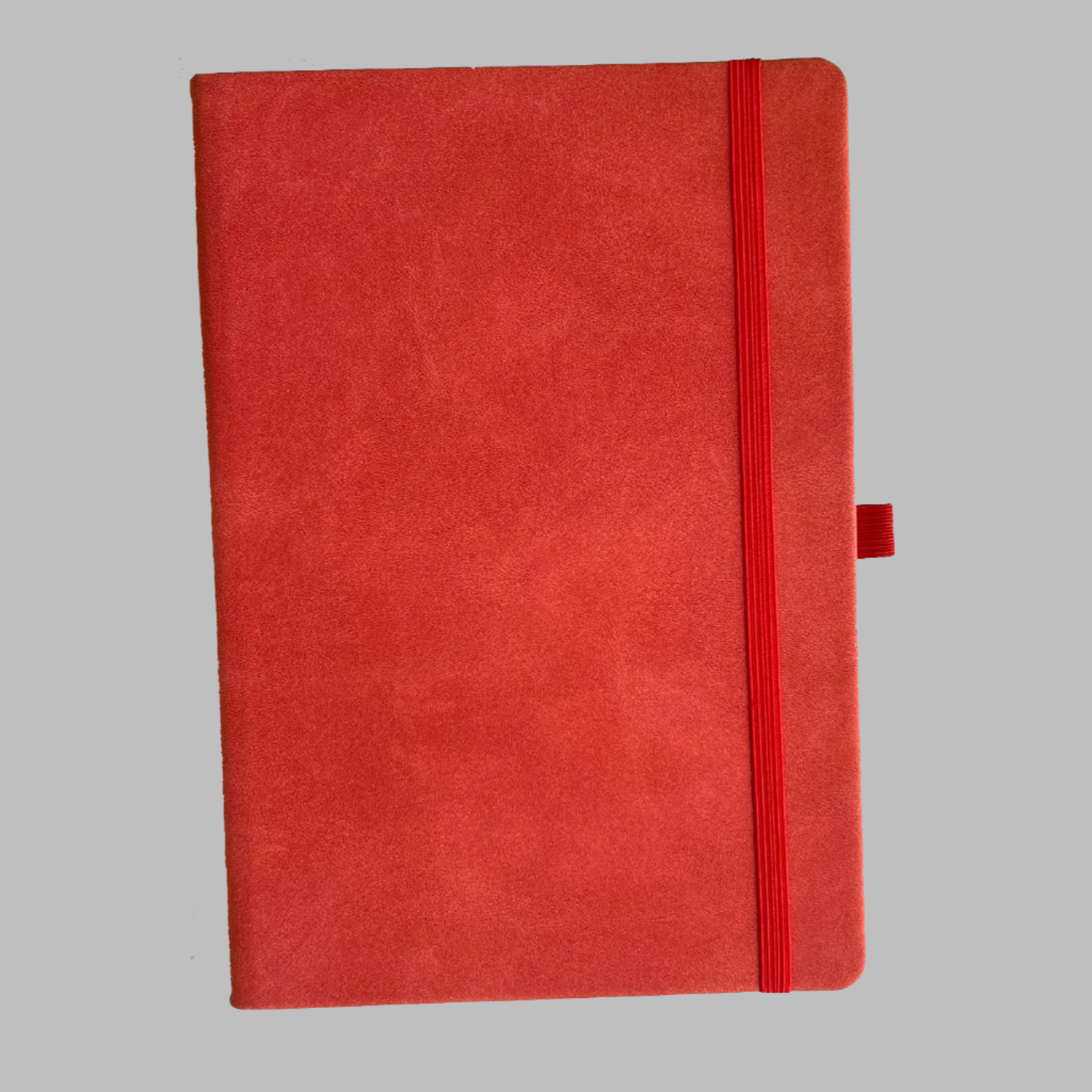 Vegan Suede Rust with Elastic Band Notebook
