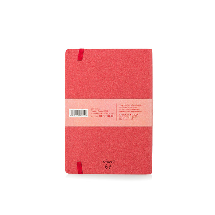 Paper Fiber - Red Notebook
