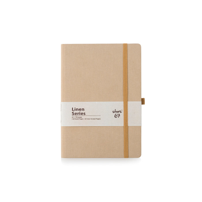 Linen Series - Beige Notebook