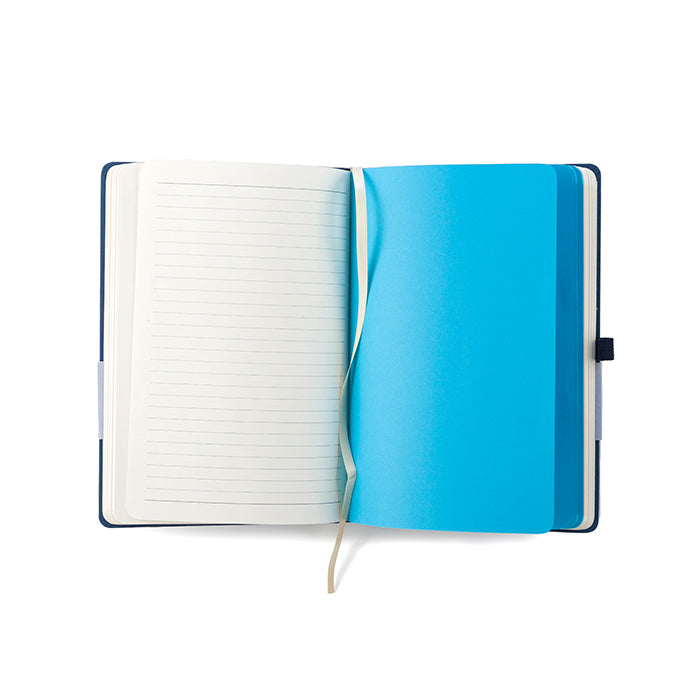 Linen - Blue notebook