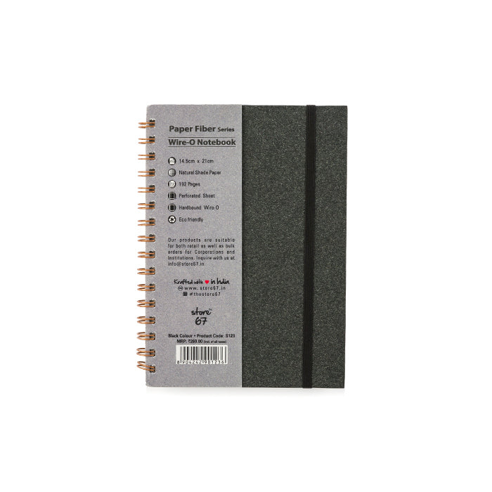 Paper Fiber Series Wire O Note Book