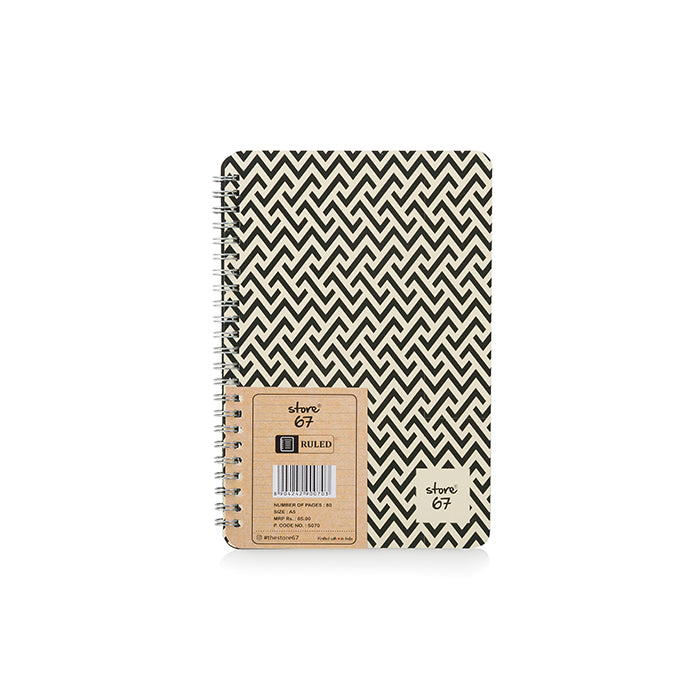 Wiro Single Ruled A5 size Notebook