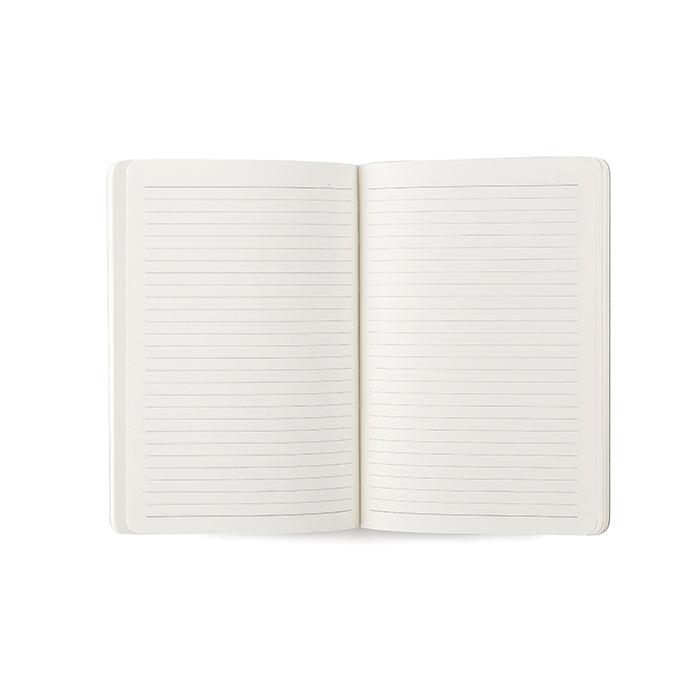 Eco Creative - Black with Blue Lines Spine notebook