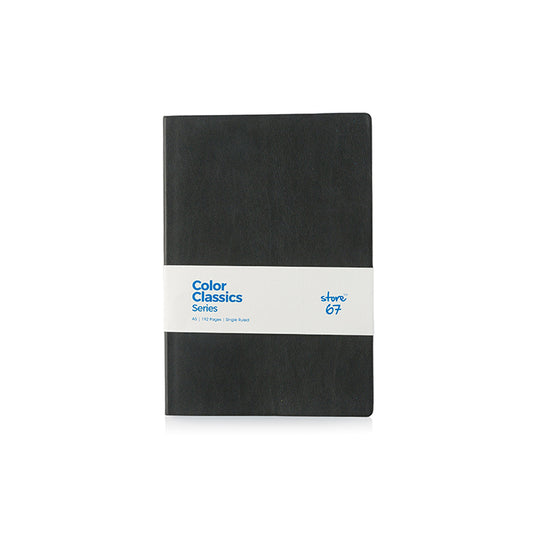 Color Classic - Black with Blue colour edge Notebook