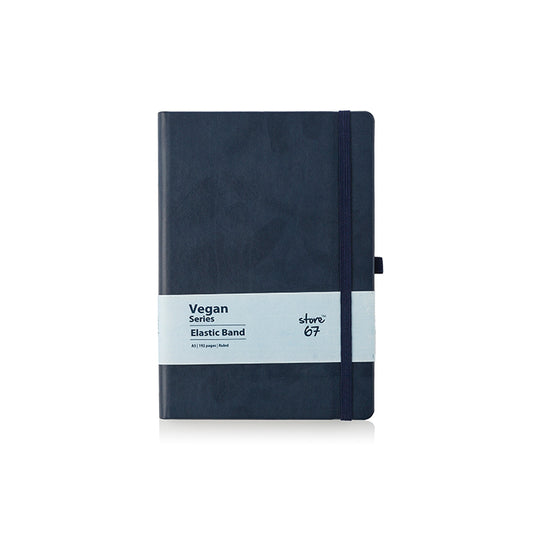 Vegan Blue with Elastic Band Notebook
