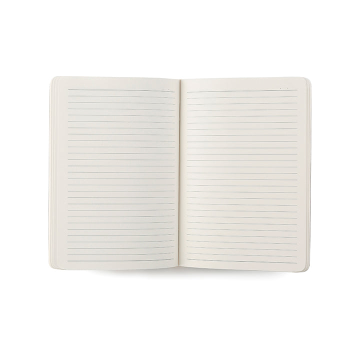 Eco Creative - Black with Yellow Linen Spine notebook