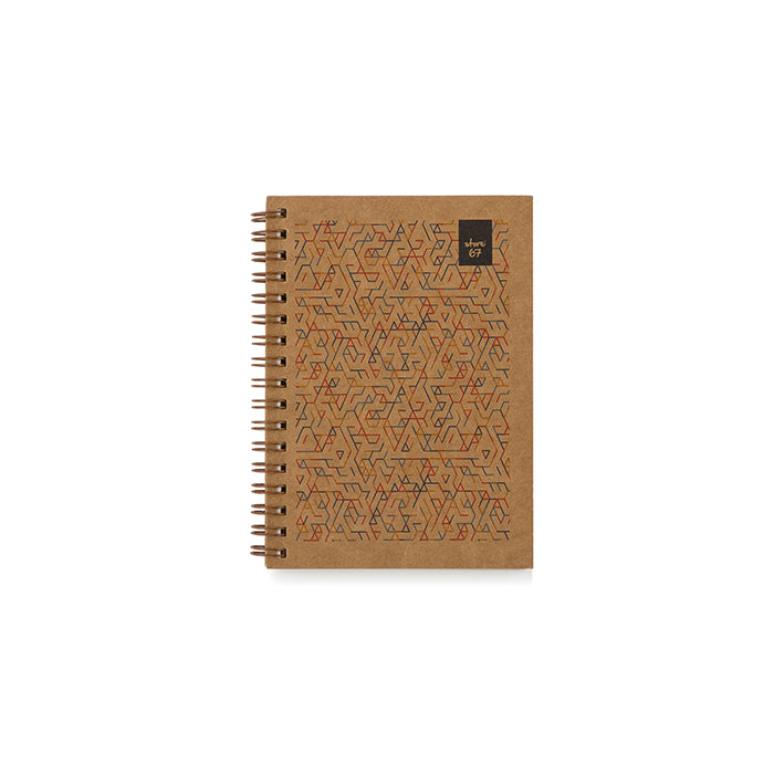 Kraft - Dotted Wiro Note Book