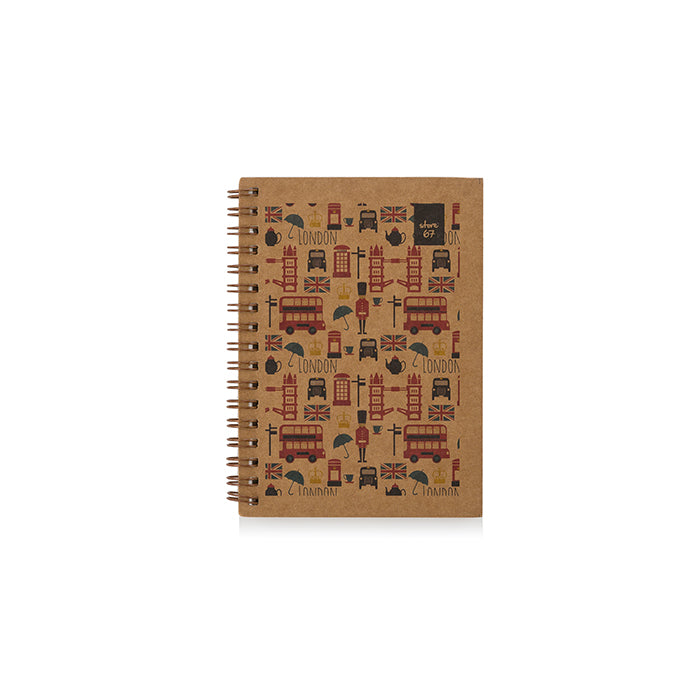 Wiro A6 size with Kraft cover