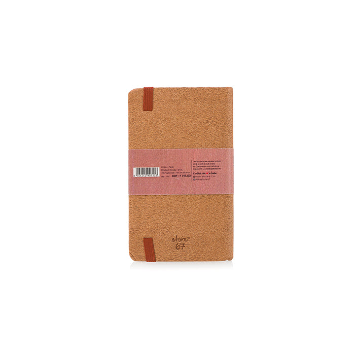 Wood Craft - Teak A6 with Elastic Band