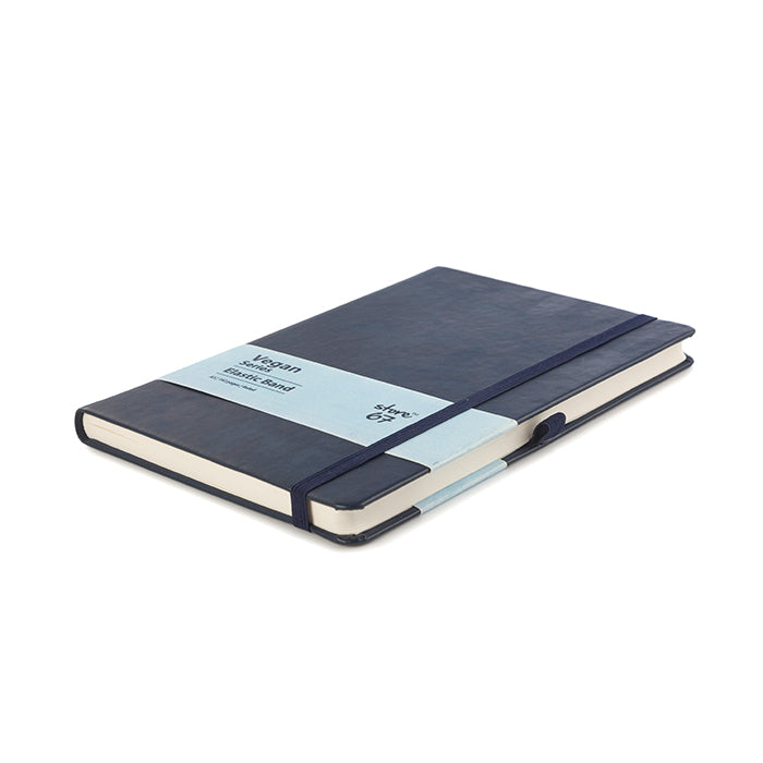 Vegan Blue with Elastic Band Notebook