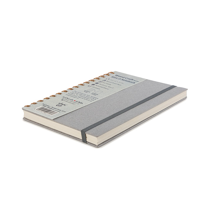 Wood Craft  Wire -O Ash Notebook
