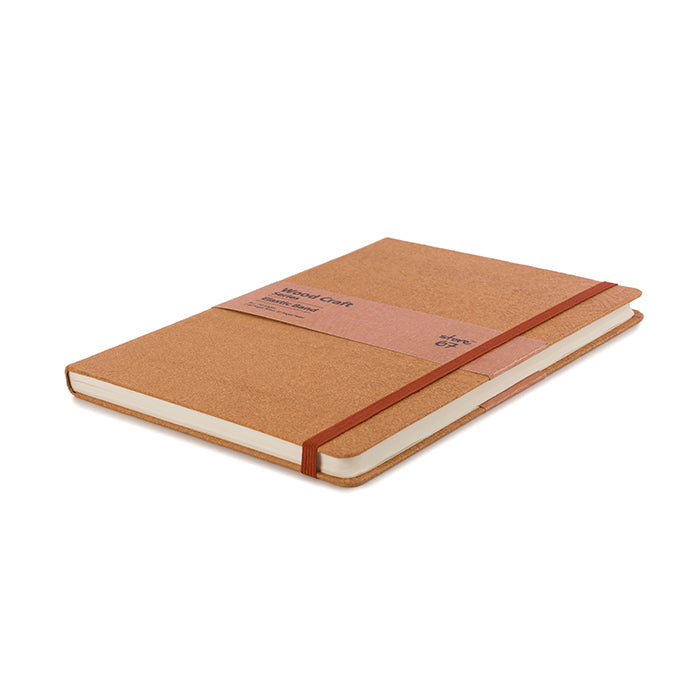 Wood Craft Series Elastic Band Note Book